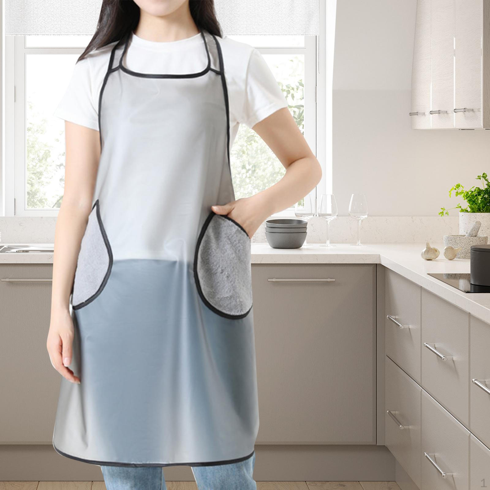 Apron with Handy Wipe Pockets for Culinary Experts