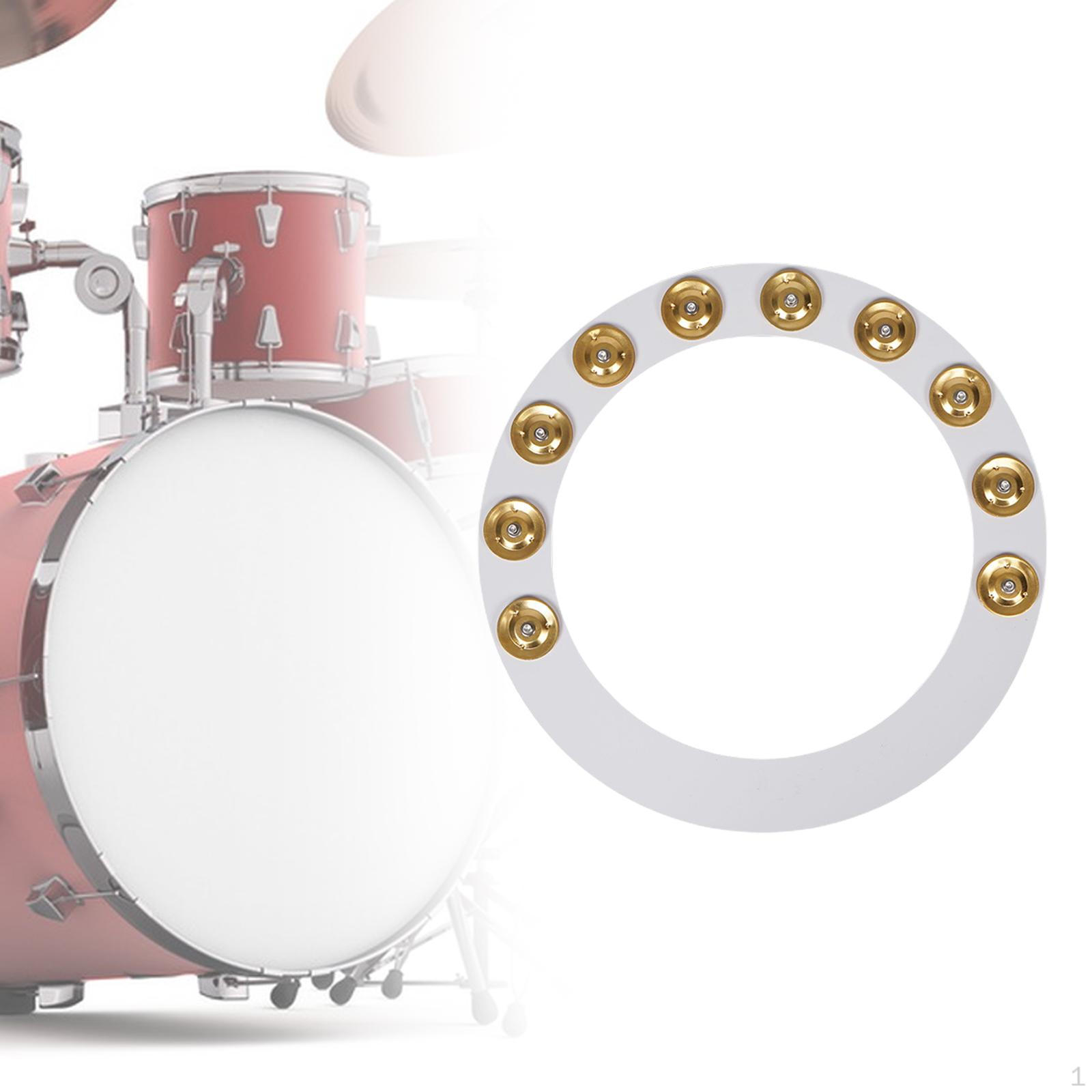 

Кольца для барабанных тарелок, кольца для бас-гитары Cymbal Ching DIY, тамбурин gold