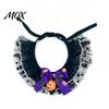 Pet Witch Hat And Scarf 1 Set Halloween Cat Costume, Wizard Lace Bandana, Ruffled Bib Funny Accessories with Bow Bell, Holiday Party Outfit for Small