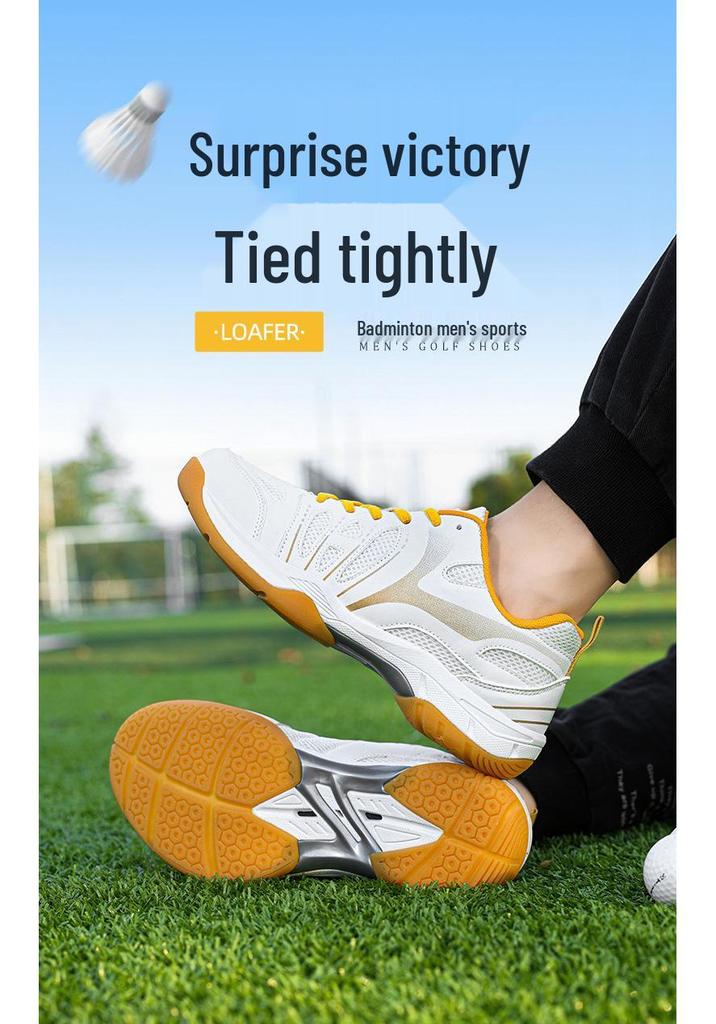 Unisex Breathable Professional Badminton & Table Tennis Shoes - New Model for Training & Student Use