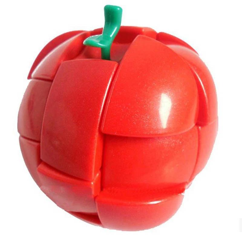 Activating Toys Green Fruit Apple Magic Cube Professional Speed Puzzle Twisty Antistress Educational Toys Packing Cubes Cubo Magico Educ Cube Puzzle