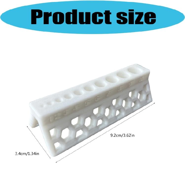Universal Size Compatible Polylactic Acid Drill Guide Accurate Hole Positioner For Smooth And Safe Manual Tool Operation