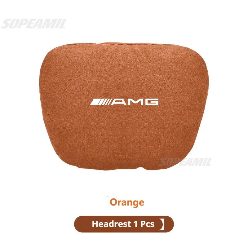 Mercedes Benz A B C E S Class AMG GLB GLC GLE CLA CLS SLC GLS A45 C43 Car Headrest Neck Support Lumbar Rest Cushion Neck Pillow ZO1