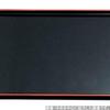 Made in Easy to 4 Shaku 4 Corner Cut Black and SL x 33cm x J-kitchens Placemat, Tray, Japan, Use, Long, Red, (42cm 1.5cm)