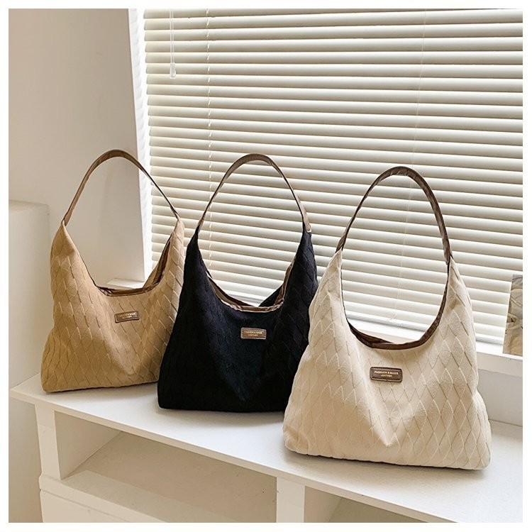 Fashionable Large Capacity Women's Bag 2023 Urban Chic Soft Wool Tote Bag For Everyday Use