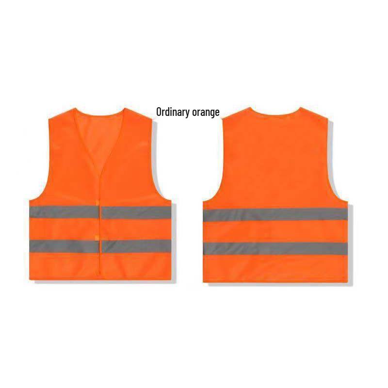 Manufacturer s Multi-Pocket Reflective Safety Vest for Construction, Sanitation, and Transportation