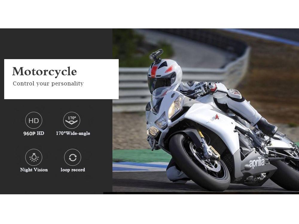 DV50 Waterproof HD Motorcycle Recorder (No Screen)
