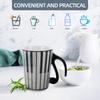 Ceramic Mug Piano Key Design Coffee Cup for Tea Coffee Milk Smooth Rim Safe Drinking Desktop Water Cup Home Gift Idea