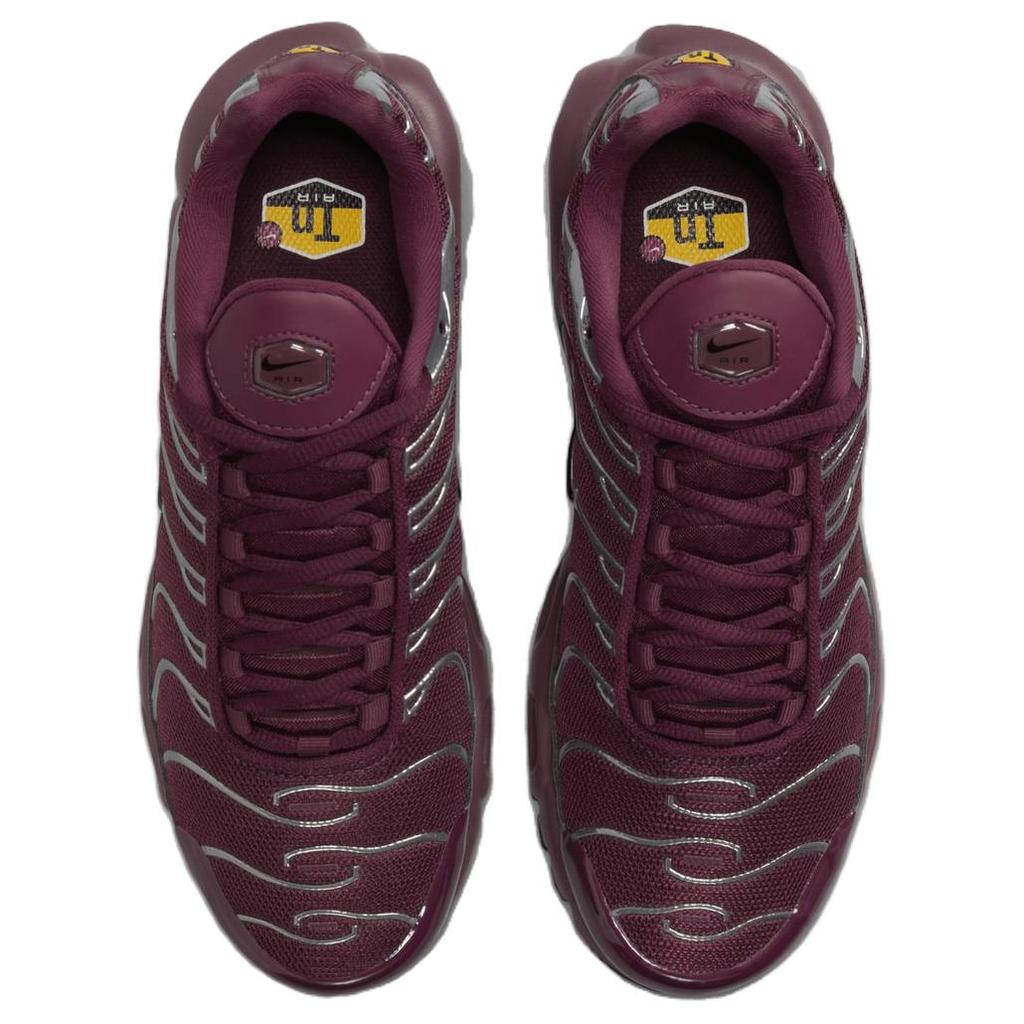 Nike Air Max Plus Se Night Maroon Metallic Silver Women's Sneakers Casual Shoes HJ9743-600