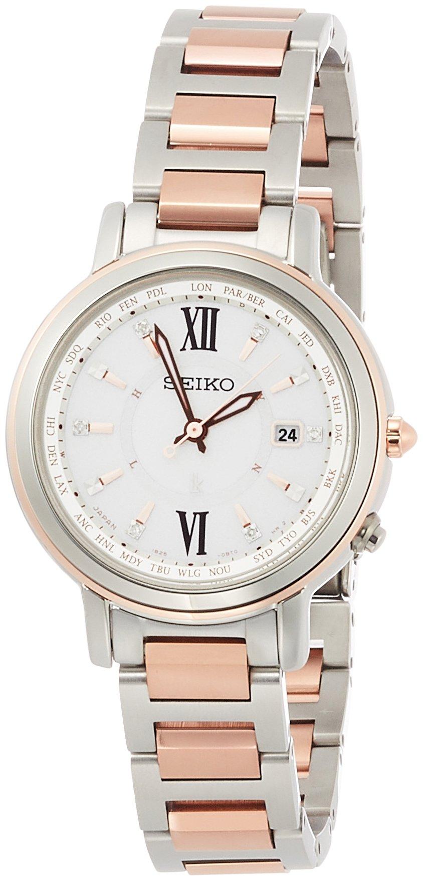 

[Годинник Seiko] Lucia Diamond Dial Titanium Model Lucky Passport SSQV034 жіноче срібло