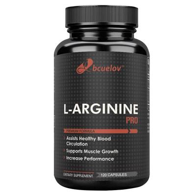 BCuelov Arginine PRO Capsules Contains Arginine Citrulline To Boost Blood Circulation and Improve Exercise Performance 120 Capsules