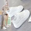 Platform Bread Shoes Single Shoes 2025 Spring New Versatile Soft Sole Casual Sports Shoes Student White Shoes Women 2620