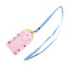 Cute Animal Bus Card School Office Supplies Work Card Protector Cover with Rope Silicone ID Badge Card Holder