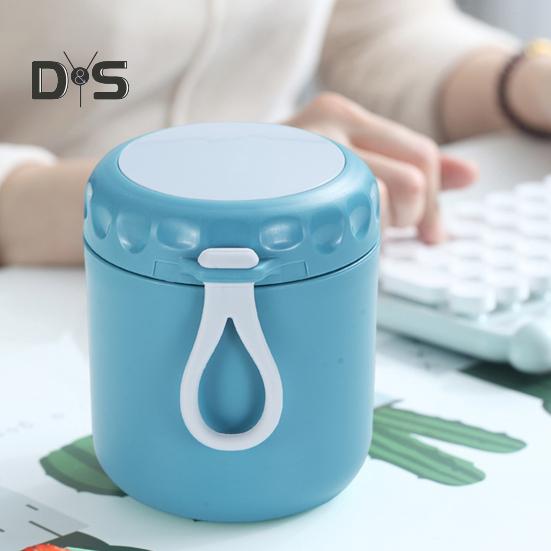 Soup Thermal Jar for Kids 401-500ml Insulated Stainless Steel Food Container Leakproof Wide Mouth Vacuum Lunch Cup with Handle for Hot Cold Food