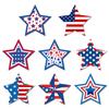 Themed Day Independence Star Shaped Hanging Ornaments Scene Arrangement Props