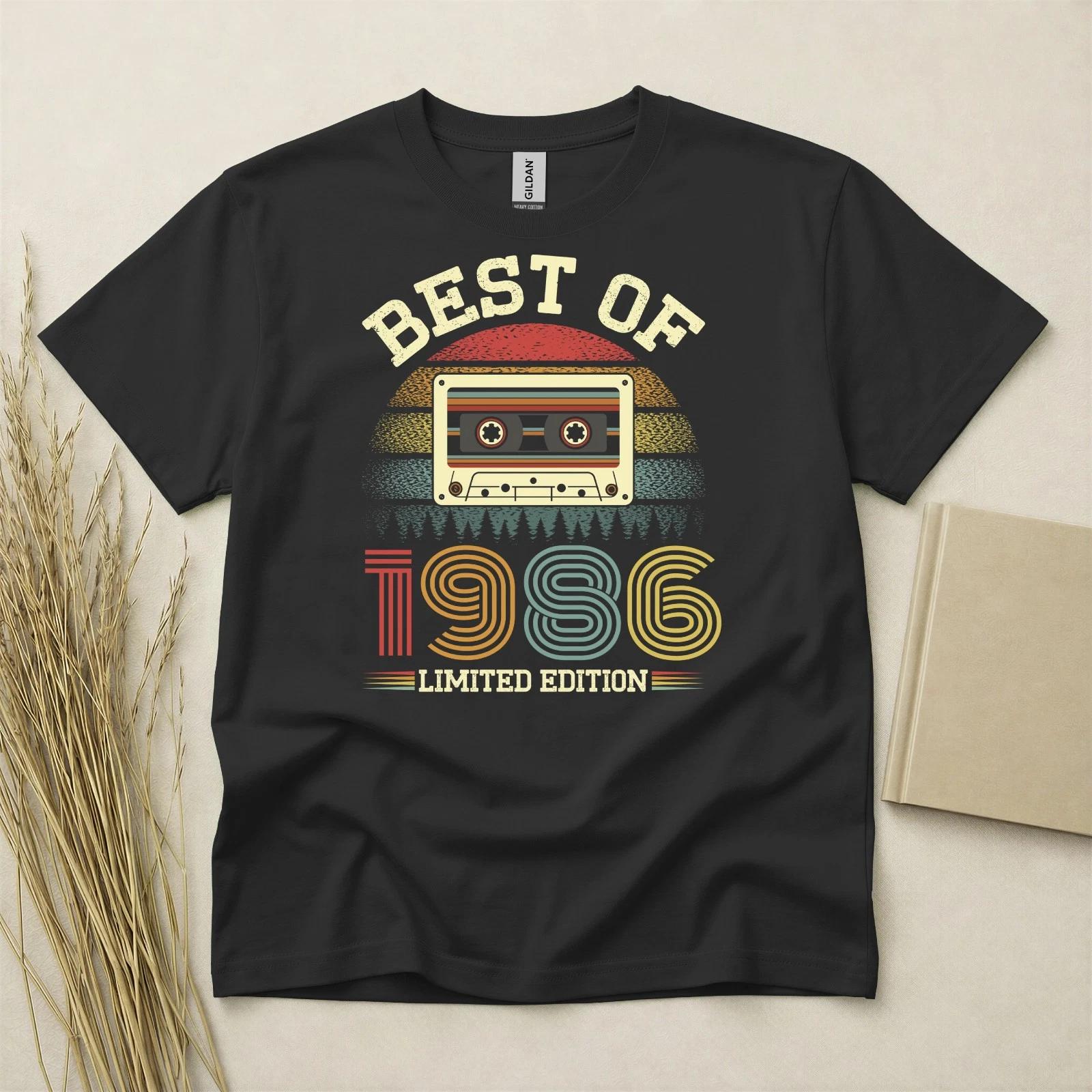 Best Of 1986 40th Birthday T Shirt Custom Year Gift Gildan Heavy Cotton Tee 2XL