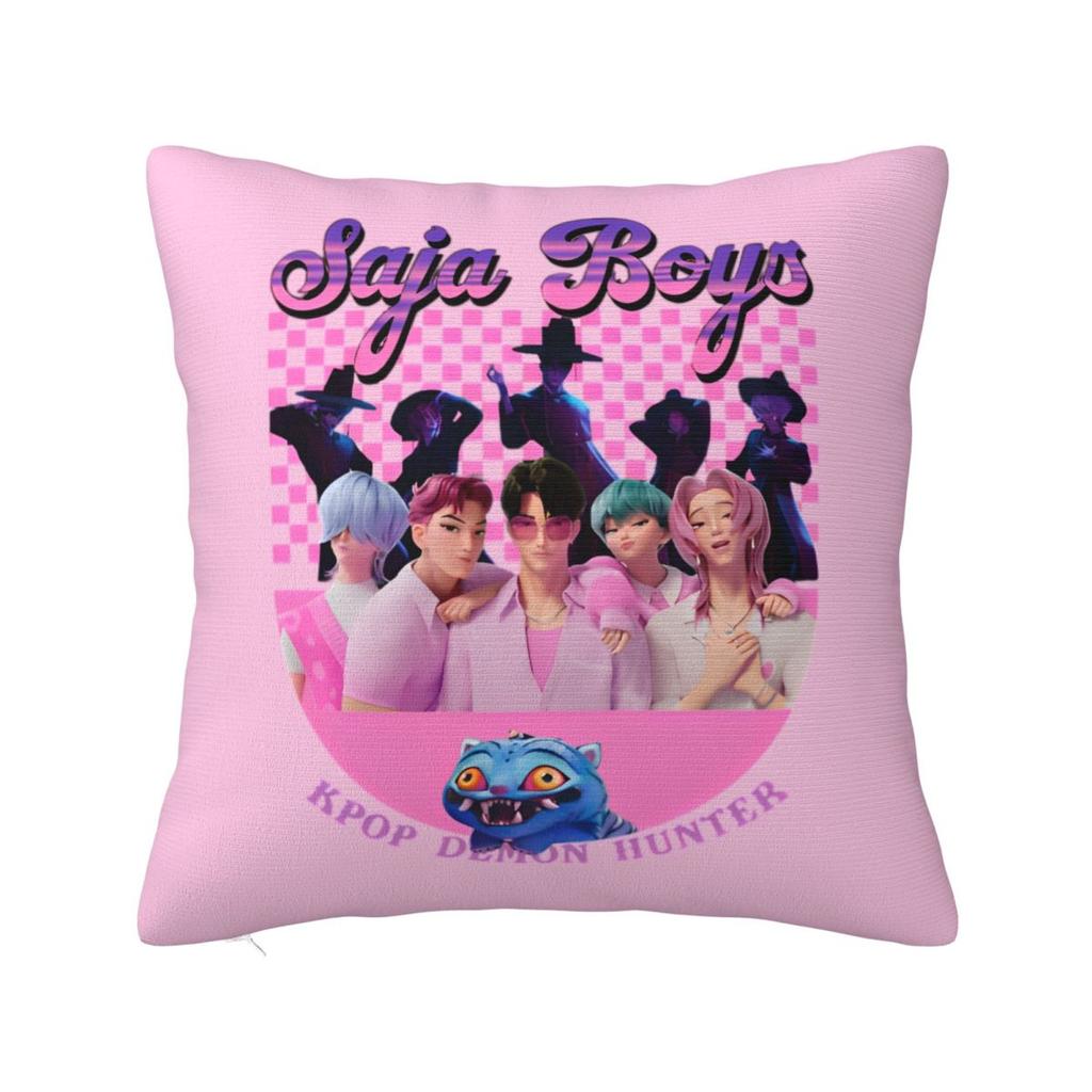 Kpop Demon Hunters Zoey Huntrix Pillowcase Polyester Cushion Cover Decor Pillow Case Cover Home Square 45X45Cm