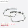 For VOLVO XC40 2018 - 2025 Car Rearview Mirror Rain Shade Eyebrow Eyelid Frame Cover Kit Trim ABS Chrome Accessories Exterior