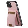 For iPhone 14 Case Litchi Texture PU Leather Card Slots Phone Protector
