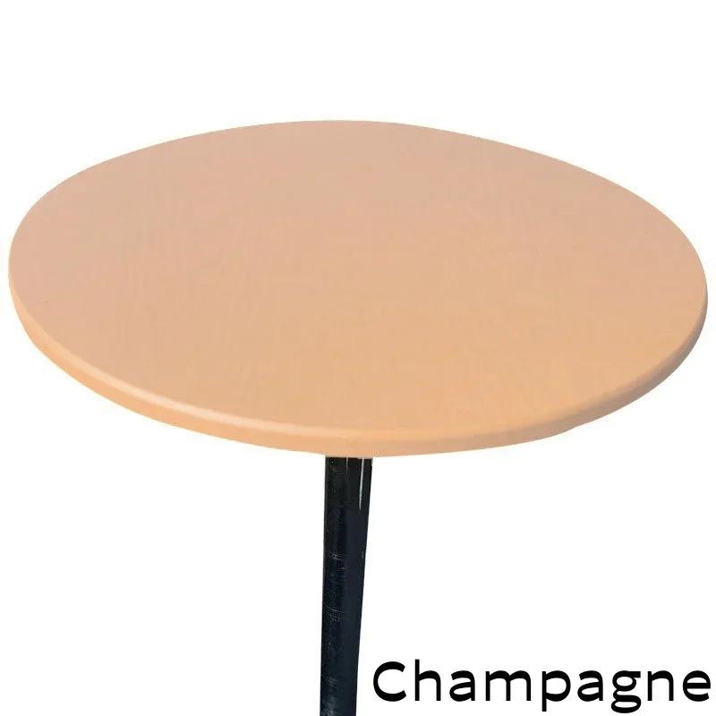 Neu 60-140 cm Weding Runde Tisch Abdeckung Wasserdicht Fall Esstisch Öl-Beweis Elastische Tischdecke Ausgestattet Hochzeit Dekoration Hotel