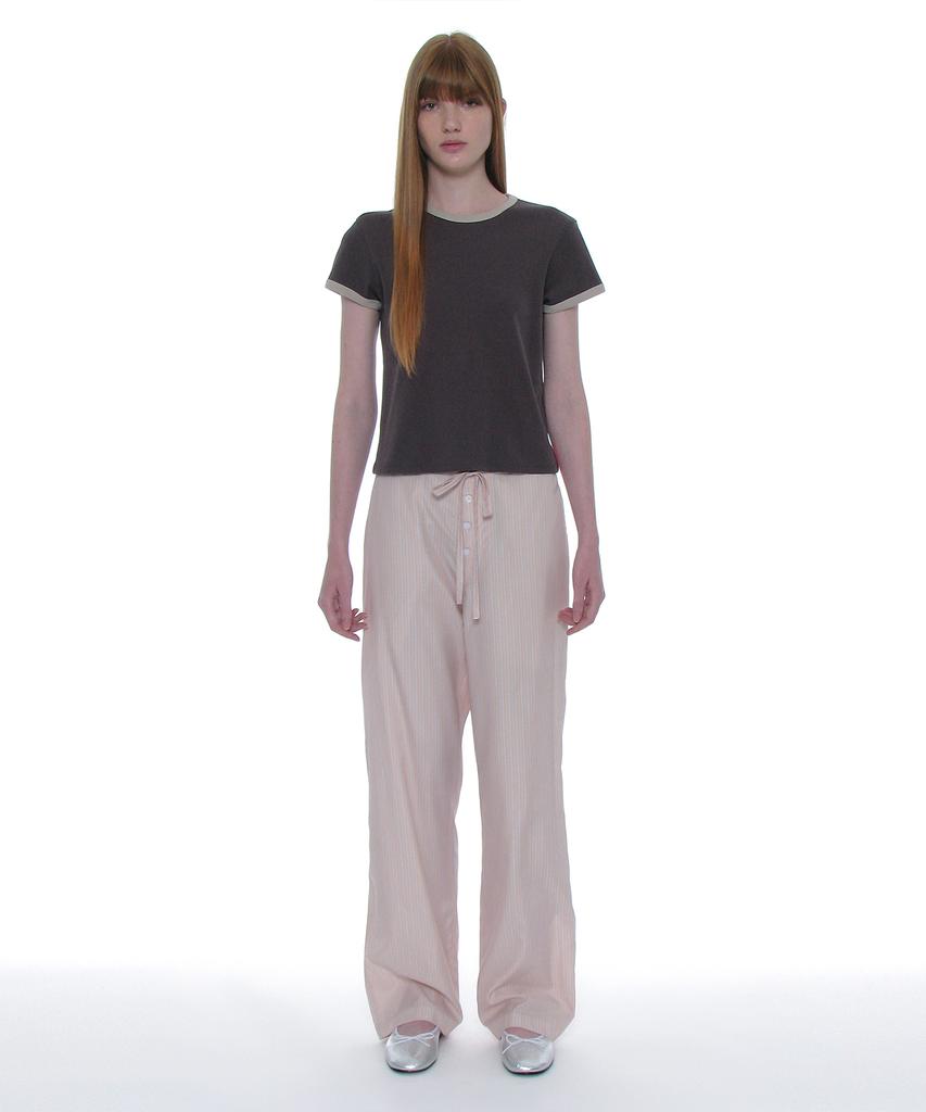 PARTIMENTO WOMEN Pwc Button-Pointed Easy Pants_5 Colors
