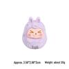 Cheese Daruma DIY Jewelry Decoration: Cartoon Cream Glue Ornaments for Office Desktops