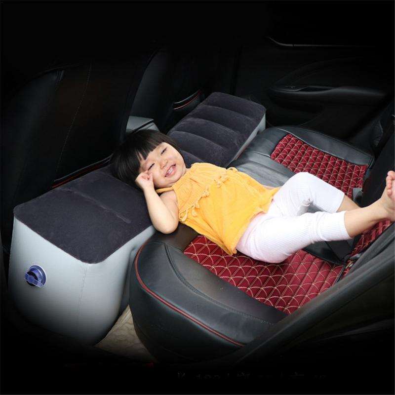 Air Cushion Durable Inflatable Back Seat Gap Pad Outdoor Car Bed Mattress for Camping Travel Hiking Trip Travel