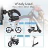 Motorcycle Phone Mount 360° Rotating Anti-slip Adjustable Cycling Cell Phone Holder Navigation Bracket for 4.7-7 Inch Phone