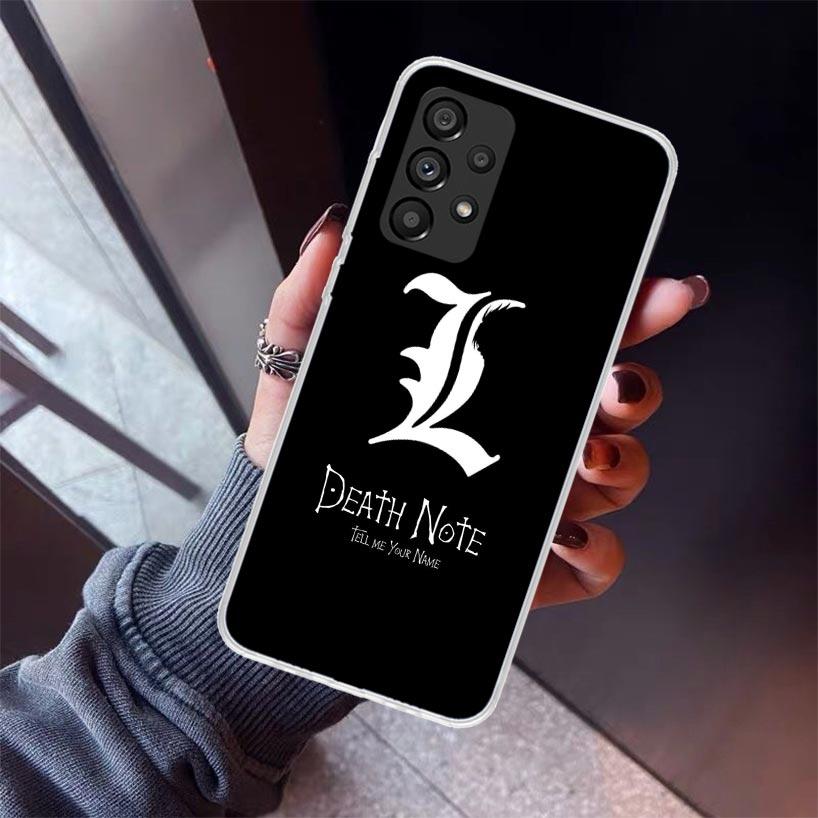 N-Note D-Death Anime Ryuk Phone Case For Samsung Galaxy A17 A57 A37 A16 A26 A36 A56 A15 A25 A35 A55 A14 A13 A54 A53 A34 A24 A33