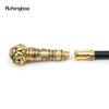Golden Black Puppy Bulldog Dog Walking Cane Fashion Walking Stick Gentleman Luxury Crosier Knob Walking Stick 93cm