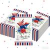 20Pcs 250th American Independence Napkins, Dinner Paper Dining Table Decor for Birthday Party United States Party Supplies