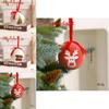Christmas Theme Pattern Foam Ball Pendant Family Festival Decoration Props For Holiday Tree Decor And Festive Display