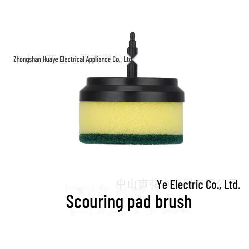 

Многофункциональная электрическая щетка для чистки: В комплект входят губка для мытья посуды, металлическая щетка, насадки для мытья посуды, обуви, чашек и бутылок. Scouring pad brush