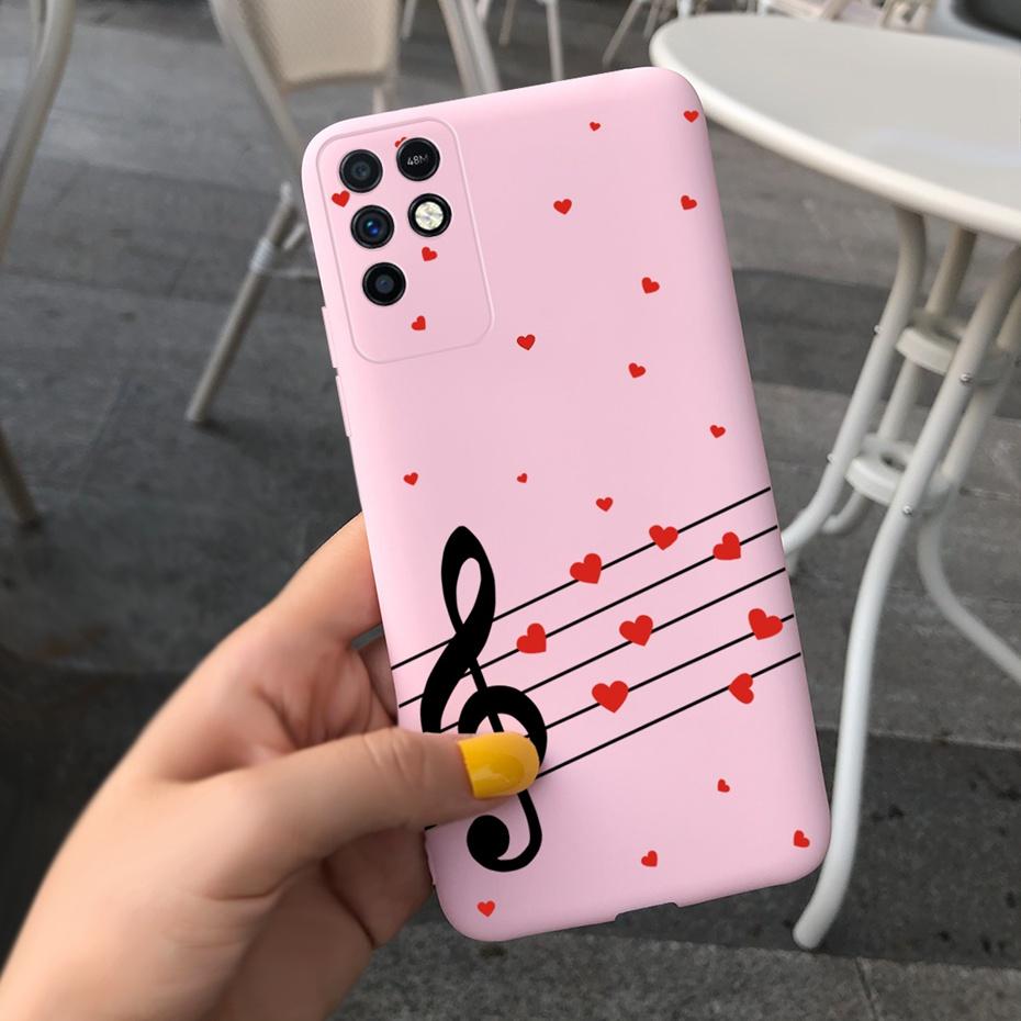 For Infinix Note 10 Case Note 10 Pro Beautiful Girl Flower Pattern Phone Case Soft Silicone Cover For Infinix Note10 Pro 10 Pro