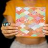 OSALADI Printed Square Origami Japanese Style and Interior 50-Pack Double-Sided Paper, Design, Beginner-Friendly Origami, Craft, Stationery,
