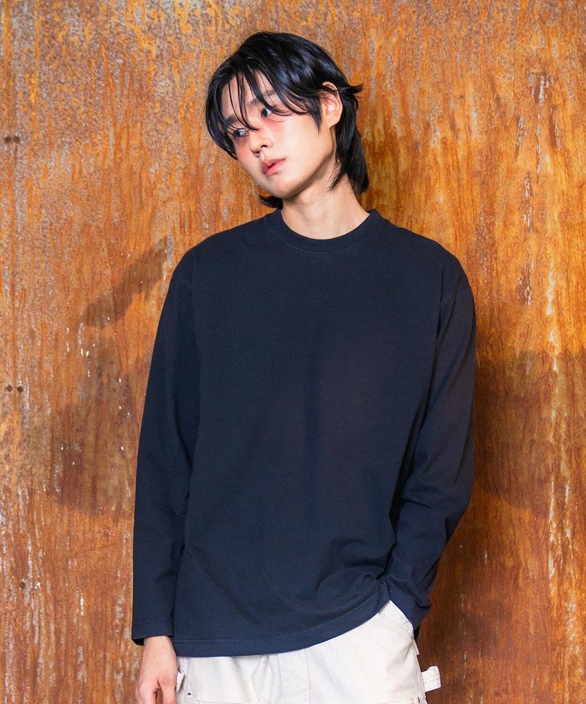 QUTON Essential Pigment Long Sleeve T-Shirt 3 Colors