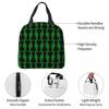 Chess Pieces On Board Chessboard Insulated Lunch Bag for Women Office Cooler Thermal Food Box Tote Portable Lunch Boxes