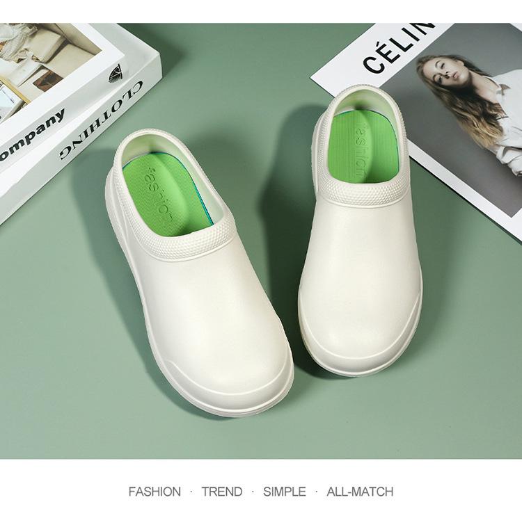 Breathable Waterproof Non-slip Kitchen Shoes for Men & Women, Work, Nurse, Rain Boots, & Water Shoes - Perfect for Spring & Autumn.