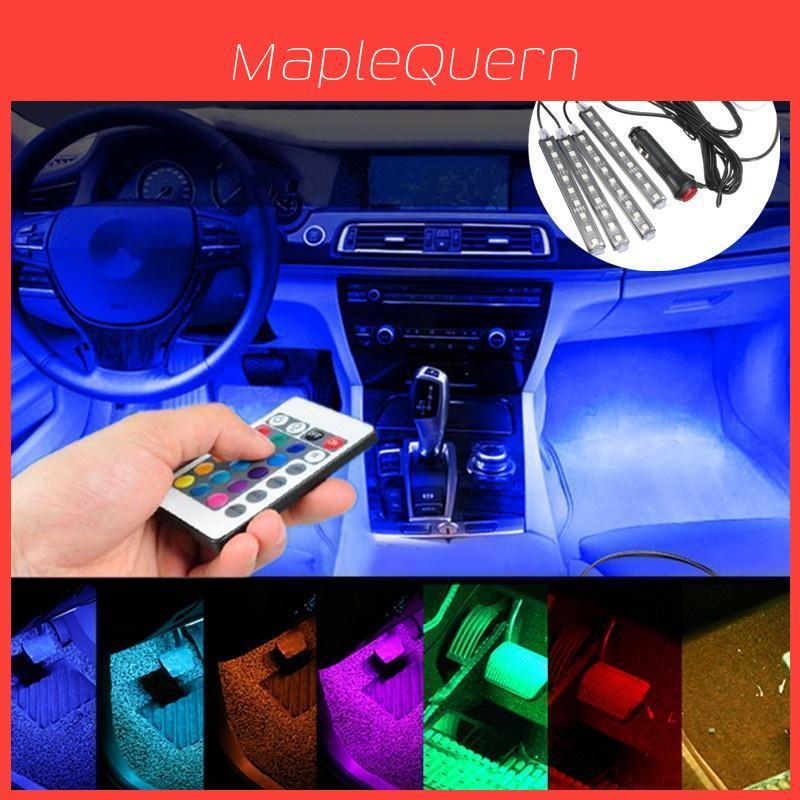Vibrant Led Car Interior Atmosphere Lights Sound-activated Footwell Decoration
