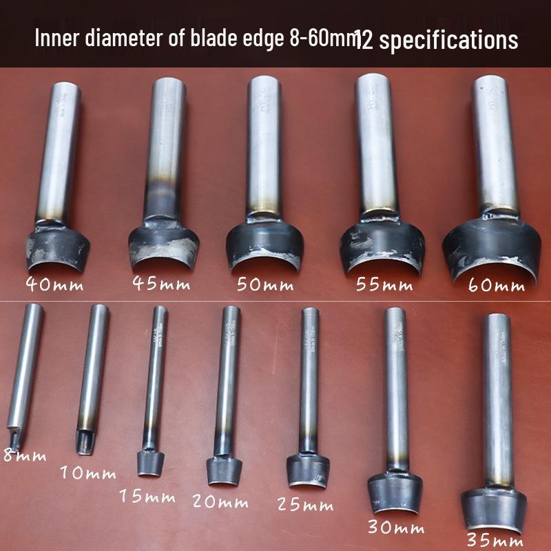 HY Leather Crafting Half-Round Punch for Watch Straps & Belts