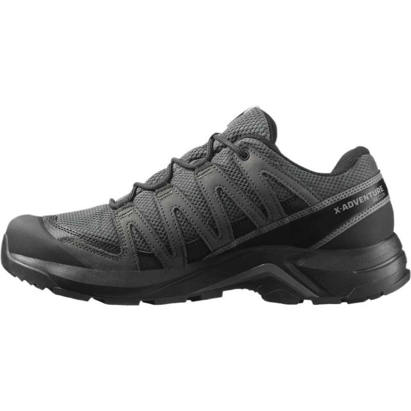 SALOMON X Adventure Low Top Mountaineering Shoes Men's Black Gray Sneakers 478092