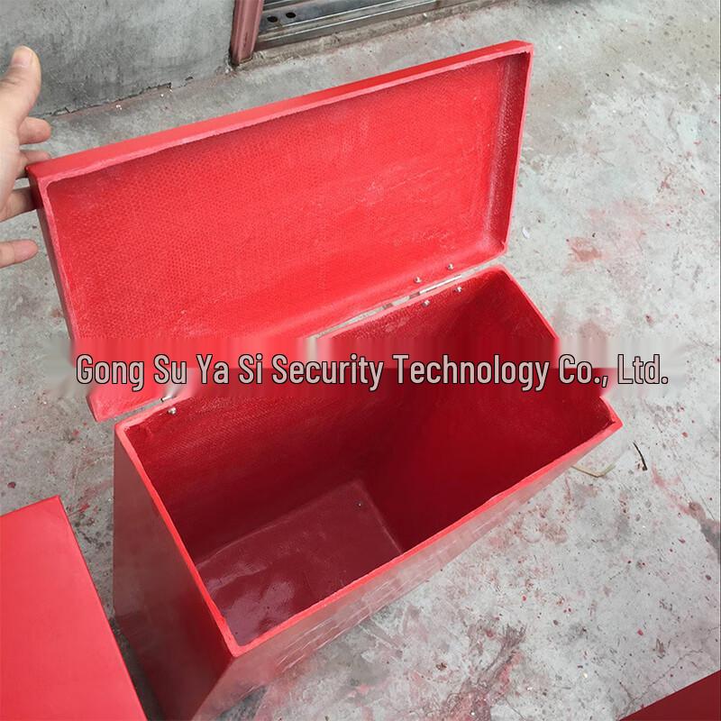 SANSHENG Fiberglass Front-Opening Floor-Standing Fire Extinguisher Box 1