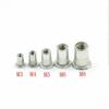 Rivet Nut Insert Stainless Steel Thread 50Pcs Flat Head Insert M6-M10 Nut