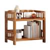 Bamboo Bathroom Shelf Coffee Bedside Table Display Rack Multifunctional Storage Stand Sturdy Corner