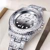 Men's Luxury Business Steel Watch 2025 Male Gifts Gradient Dial Auto Date,luminous Hands Quartz Watches For Man Relogio Masculino