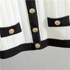 Women's Autumn and Winter High-end Dress Set Half Skirt Knitted Cardigan Two-piece Dress Set