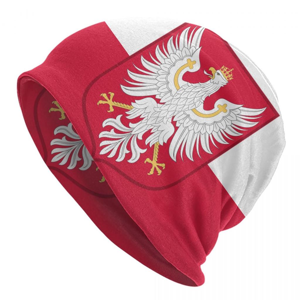 Custom Polish Folk Flowers Beanie Cap Unisex Winter Warm Bonnet Knitted Hats Outdoor Ski Poland Floral Art Skullies Beanies Hats