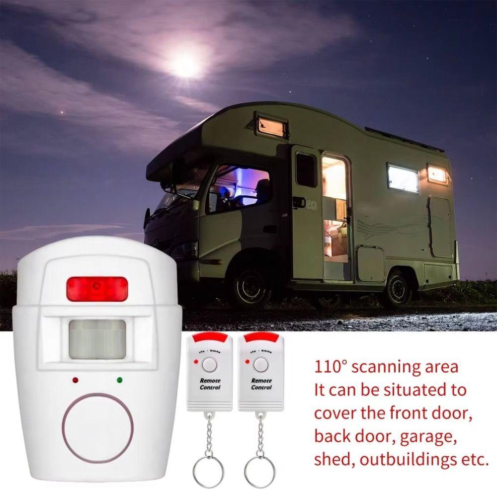 2 Remote Controls Security Detector Wireless Home Security  Garage Security
