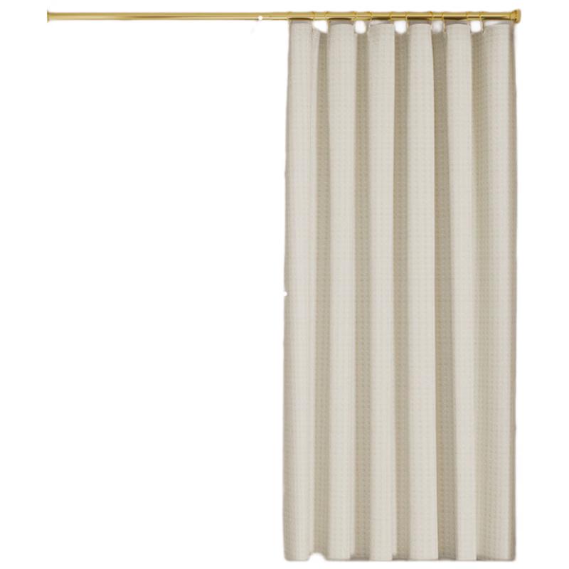 Chang Bao Sen No-Drill 3-Piece Shower Curtain Set