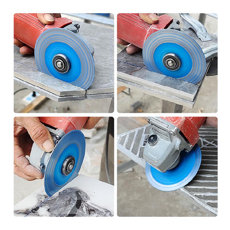 Ultra-Thin Dual-Use Saw Blade for Porcelain, Ceramic, Marble - Dry Cut Angle Grinder Disc
